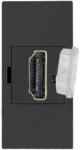 ORNO OR-GM-9010/B/HDMI Beépíthető kétoldalas HDMI dugalj, 22, 5x45 mm, fekete színben (OR-GM-9010/B/HDMI)