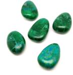 R. M. ékszer Átfúrt Howlit zöld csepp medál (020534)