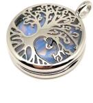 R. M. ékszer Kör medál fém életfa Opalit 2, 5cm (020722)