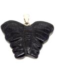 R. M. ékszer Pillangó medál goldstone kék 4x3cm (021589)