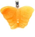 R. M. ékszer Pillangó medál aventurin barack 4x3cm (021237)