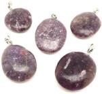 R. M. ékszer Lencse medál Lepidolit AA (MDG) (021333)