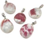 R. M. ékszer Medál matt Rubellitkvarc 2-3cm (021308)