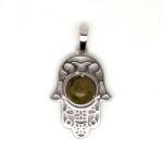 R. M. ékszer Fatima keze medál fémmel unakit 2x3cm (020583)