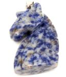 R. M. ékszer Ló medál szodalit spot 2x4cm (021608)