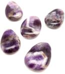 R. M. ékszer Átfúrt Ametiszt chevron csepp medál (020515)