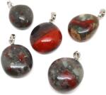 R. M. ékszer Medál Jáspis sárkányvér 2-3cm (021556)