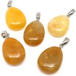 R. M. ékszer 20/25mm Aventurin sárga csepp medál (056558)