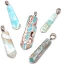 R. M. ékszer Csúcs medál Aragonit kék 2, 5-5cm (021880)