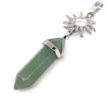 R. M. ékszer Vogel medál fém nap Aventurin 8x35mm (021768)