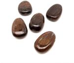 R. M. ékszer Átfúrt Bronzit csepp medál (020519)