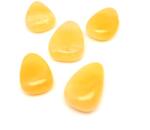 R. M. ékszer Átfúrt Kalcit narancs csepp medál (020540)