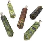 R. M. ékszer Csúcs medál Szerpentin jungle green 2, 5-5cm (021875)