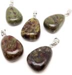 R. M. ékszer 20/25mm Jáspis sárkány csepp medál (056571)