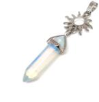 R. M. ékszer Vogel medál fém nap Opalit 8x35mm (021818)