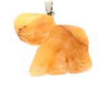 R. M. ékszer Elefánt medál aventurin barack 4x3cm (021633)