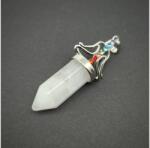 R. M. ékszer Csúcs medál fém buddha Hegyikristály 12x60mm (020708)