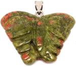 R. M. ékszer Pillangó medál unakit 4x3cm (021586)