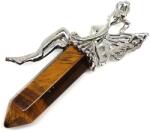 R. M. ékszer Csúcs medál fém angyal Tigrisszem 2, 5x6cm (021839)