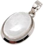 R. M. ékszer Ovális medál fém hegyikristály 1, 5x2cm (020950)