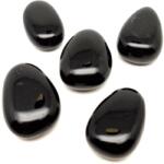 R. M. ékszer Átfúrt Obszidián csepp medál (020992)