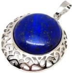 R. M. ékszer Ásvány medálok Kerek medál fém Lapis lazuli 3cm (020713)