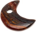 R. M. ékszer Tigrisvas medál átfúrt félhold 30mm (021342)
