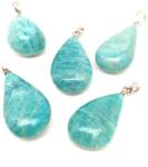 R. M. ékszer Csepp medál Amazonit AA (MDG) (020839)