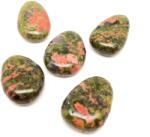 R. M. ékszer Átfúrt Unakit csepp medál (020559)