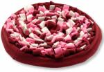 PafDog Szippantó szőnyeg vastag, csúszásgátlóval, bordó-rózsaszín-fehér - 40 cm