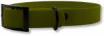 PafDog Vízálló gumi nyakörv kutyáknak OLIVE GREEN - szélessége 2, 5 cm Méret kiválasztása: M