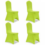 vidaXL 4 db zöld nyújtható székszoknya (131417) - balena