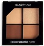 Magic Studio Paleta do konturowania twarzy - Magic Studio Highlight & Countour Palette 2.8 g