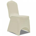vidaXL 50 db krém nyújtható székszoknya (130340) - balena