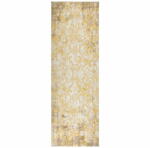  Vidaxl sárga lapos szövésű kültéri szőnyeg 80 x 250 cm 317043
