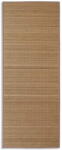 vidaXL Négyszögletes barna bambusz szőnyeg 80 x 200 cm 241337