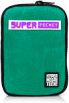  Utazótáska retro játékkonzolhoz Super Pocket (zöld és fekete változat)