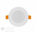 spectrumLED Dure 3 Downlight 8w Cw 230v 110deg Ip54 Ik06 118x31 White Round Integrated Driver (sli043022cw_pw)