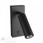 spectrumLED Madara Slim Mr11 Switch Sconce 230v Ip20 38x95 + Base140x60x25 Black (slip003040)