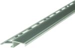 VIARPROFIL Szögletes Beépíthető Lépcső Profil Natúr Alumínium 8mmx2, 5m