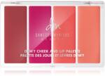  Danessa Myricks Beauty Dewy Cheek & Lip Palette multifunkciós arc paletta az arcra Dew It Flirty 25 g