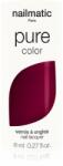 nailmatic Pure Color körömlakk FAYE-Bordeaux Red 8 ml