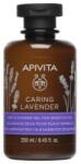 APIVITA Caring Lavender Érzékeny bőr tusfürdő, 250 ml