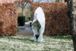 Nature Téli takaró fólia zipzárral fehér 200cmx2, 5m