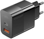  Charger USB-C+USB-A 33W Essager GaN (black)