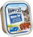Happy Cat Minkas Duo - Vită și somon sălbatic 12 x 100 g