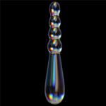 Lovetoy Dildo Twilight Gleam Rising Ripples, Sticla, 19 cm Dildo
