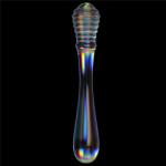 Lovetoy Dildo Dublu Twilight Gleam Twin Pleasures, Sticla, 20.5 cm Dildo