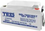 TED Electric Acumulator 12V GEL Deep Cycle, Dimensiuni 350 x 166 x 176 mm, Baterie 12V 67Ah M6, TED Electric TED003461 (BA086179)