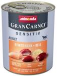 Animonda GranCarno Sensitiv Pure Chicken&Rice Csirke rizzsel érzékeny felnőtt kutyáknak 12x800 g